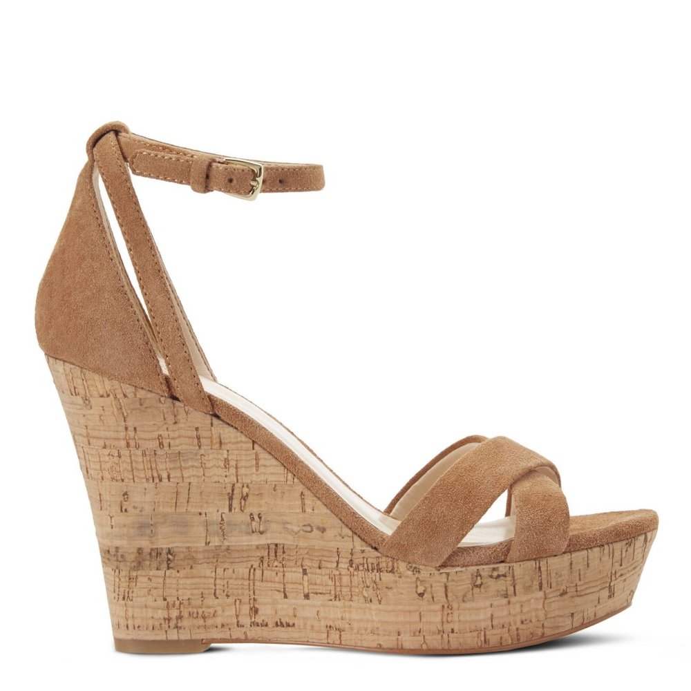 Nine West Cork-Sole Wedge Sandal